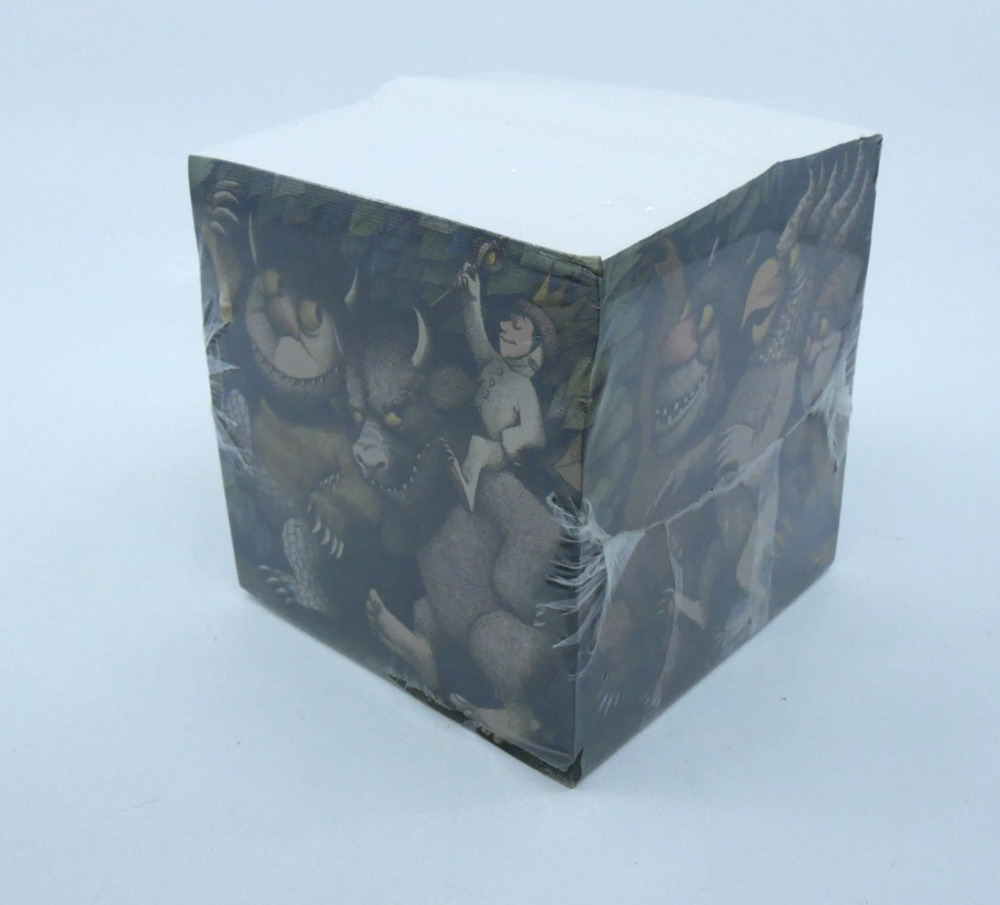 Where The Wild Things Are NoteCube Memo Pad Maurice Sendak Office Desk NOS